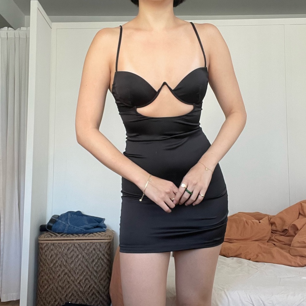 Oh Polly cutout bustier dress